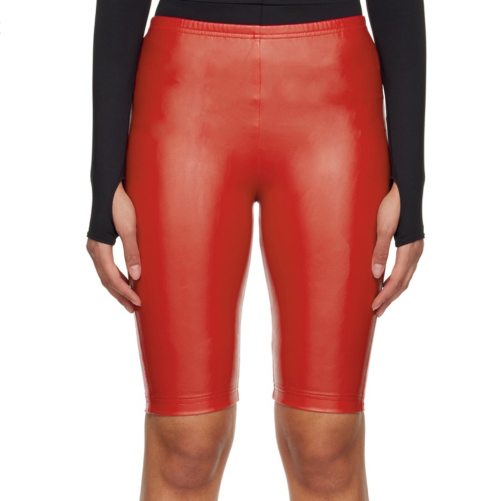 Maison Martin Margiela Red Bike Shorts